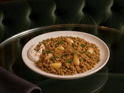 Kilis Sarımsaklı Firik Pilavı