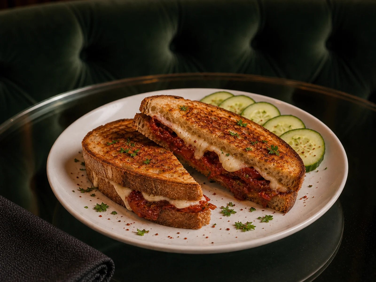 Rösttomatentoast mit Kolot-Käse