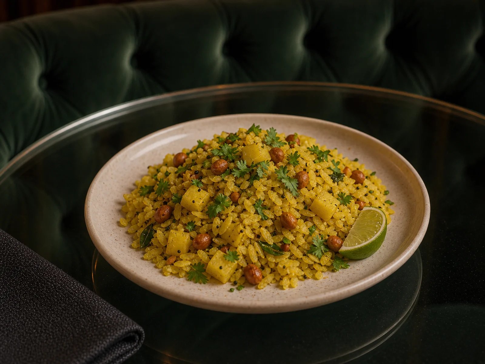 Turmeric Potato Poha