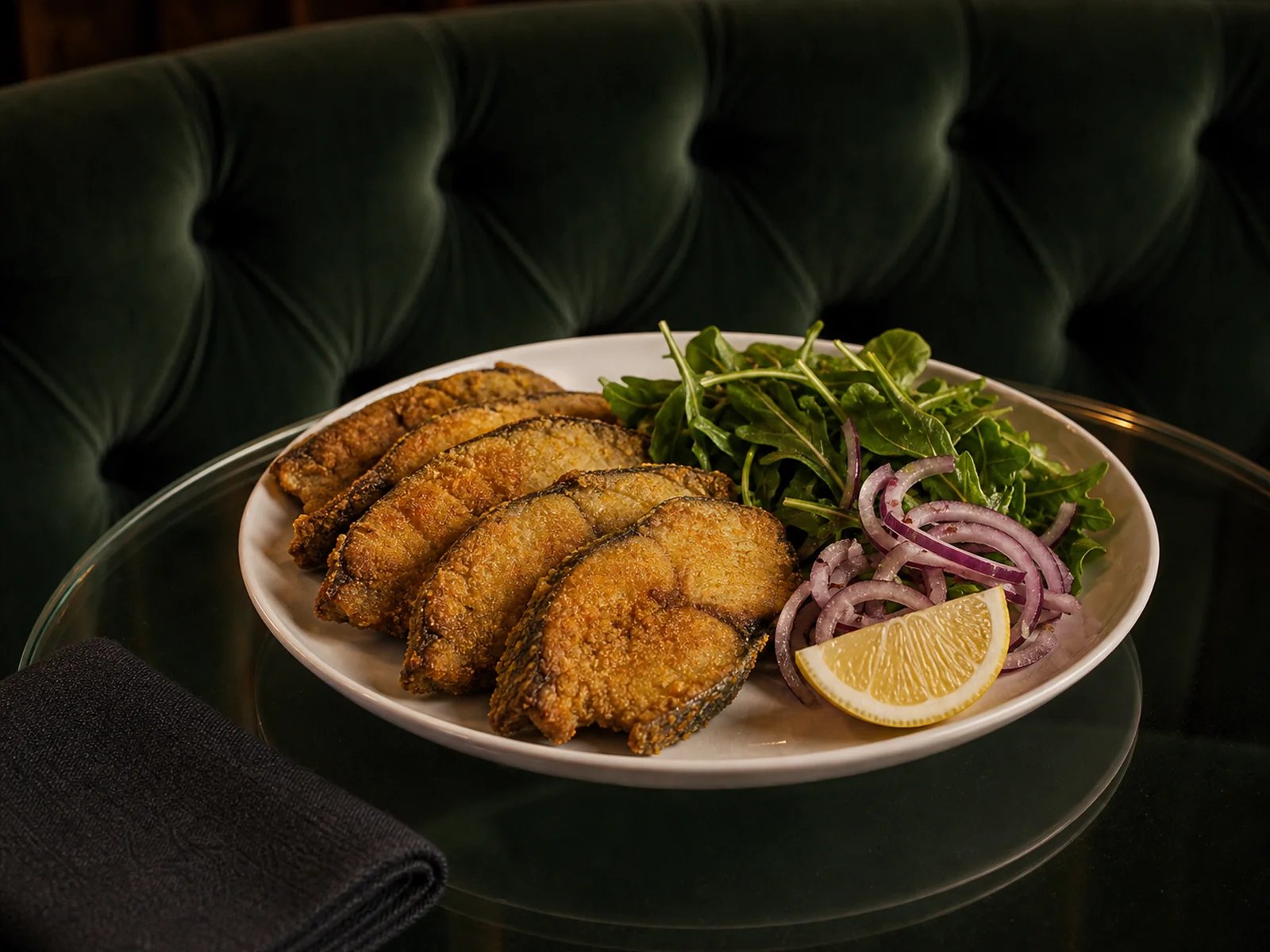 Cornmeal Fried Bonito