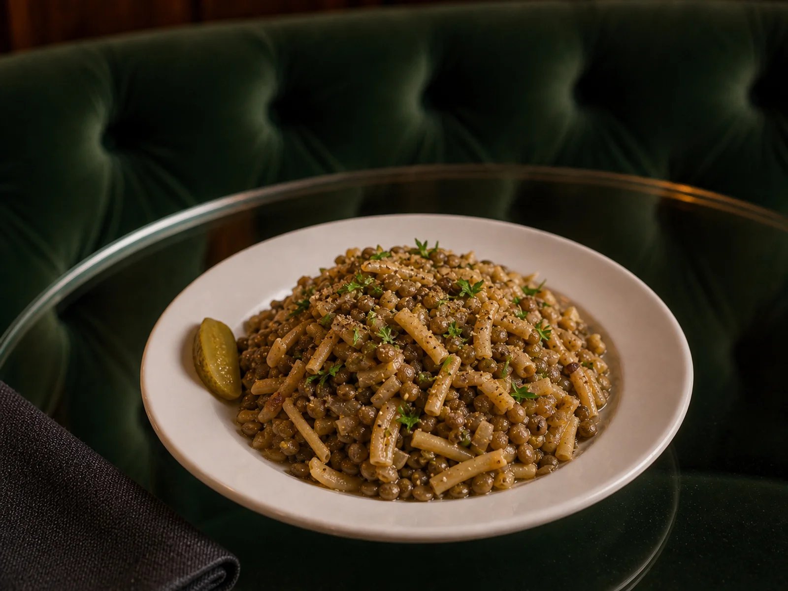 Kirsehir Green Lentil Pilaf with Noodles