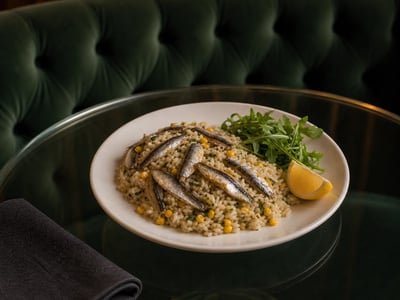 Hamsili Mısırlı Pilav