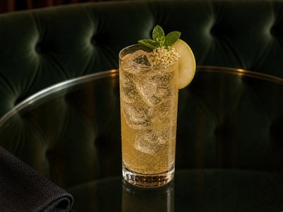 Elderflower Elma Fizz
