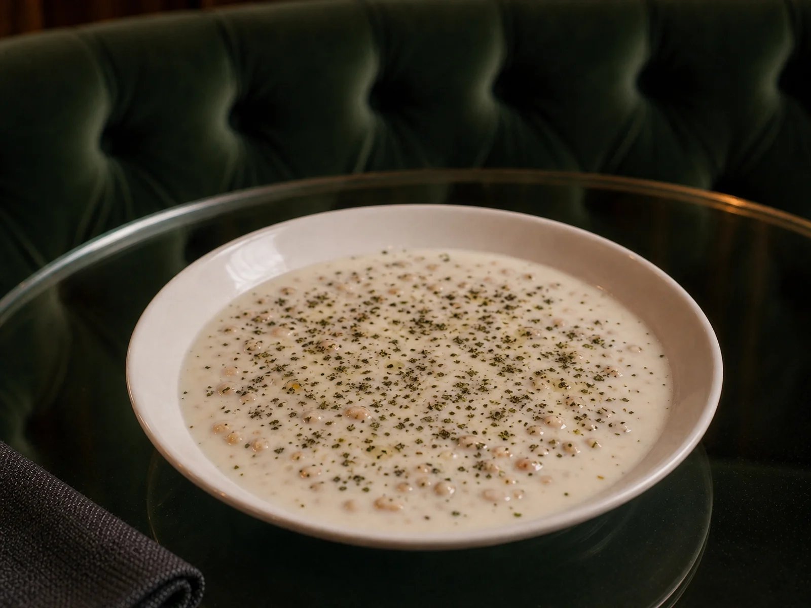 Ayran-Suppe mit Weizen