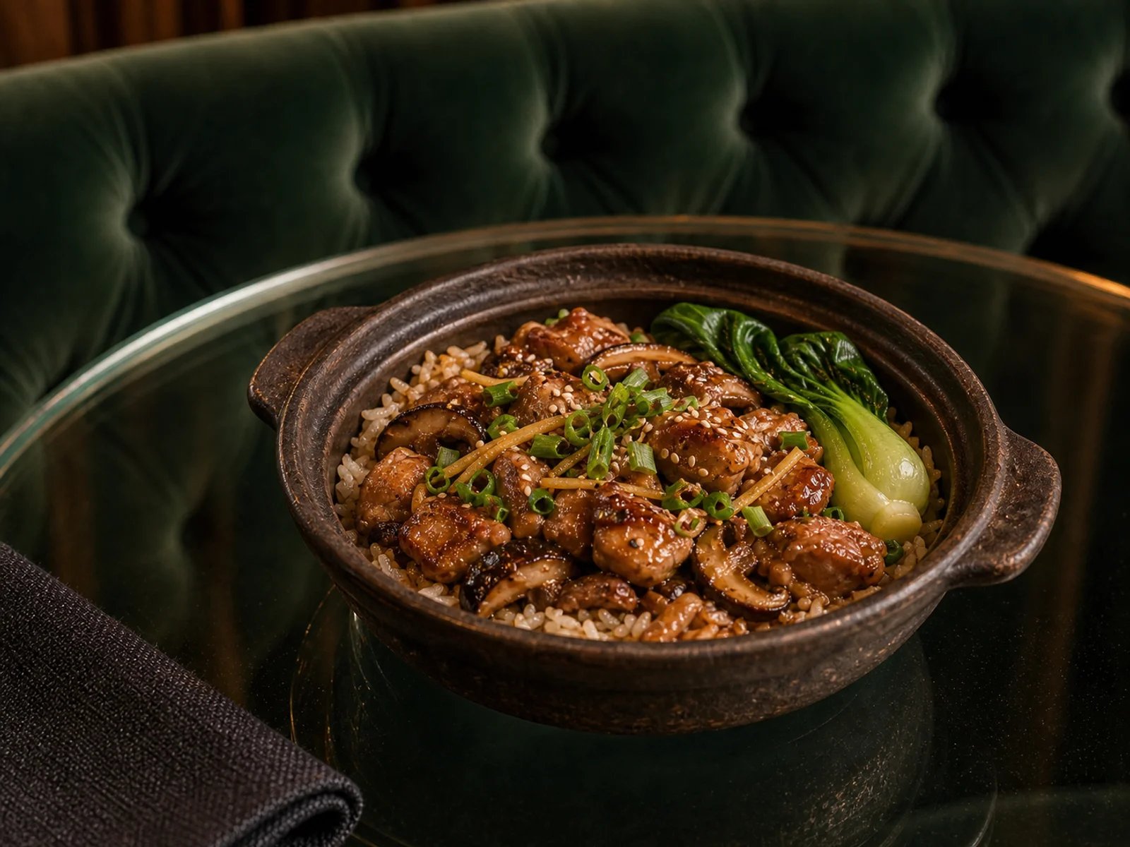 Cantonese Claypot Chicken Rice