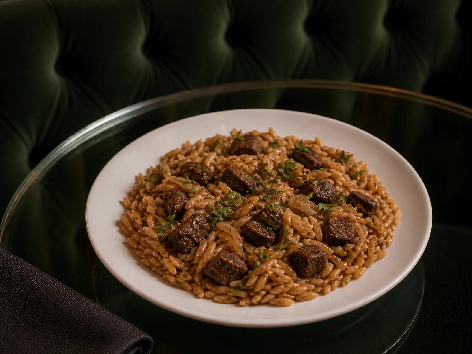 Liver Orzo Pilaf
