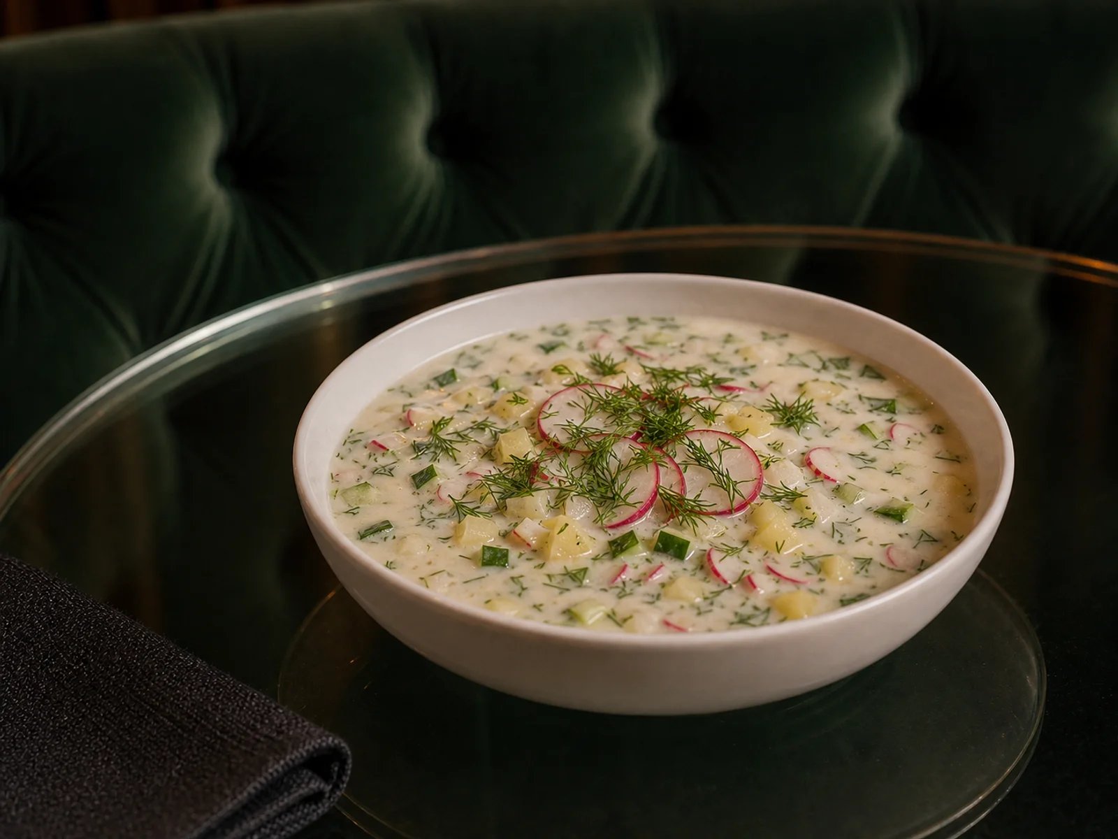 Cold Okroshka with Kefir