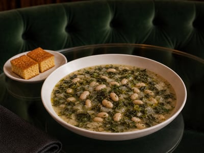 Fasulyeli Melocan Çorbası