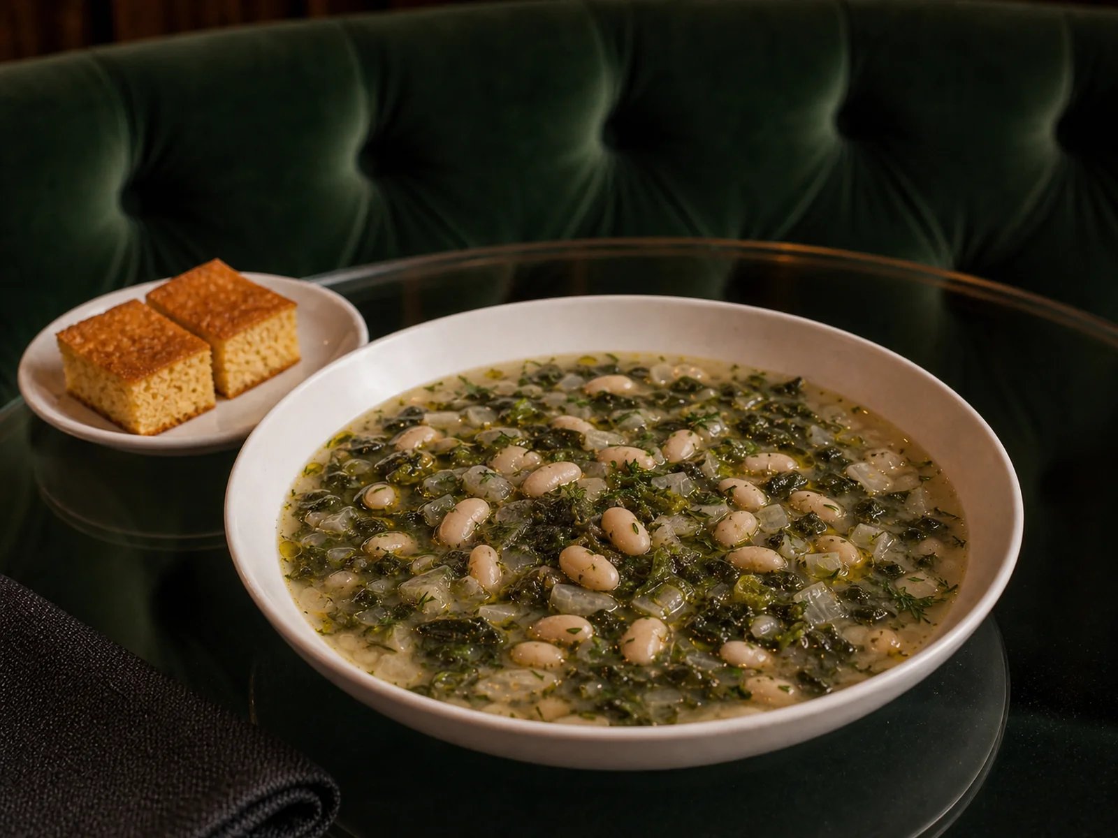 Melocan Soup with Beans