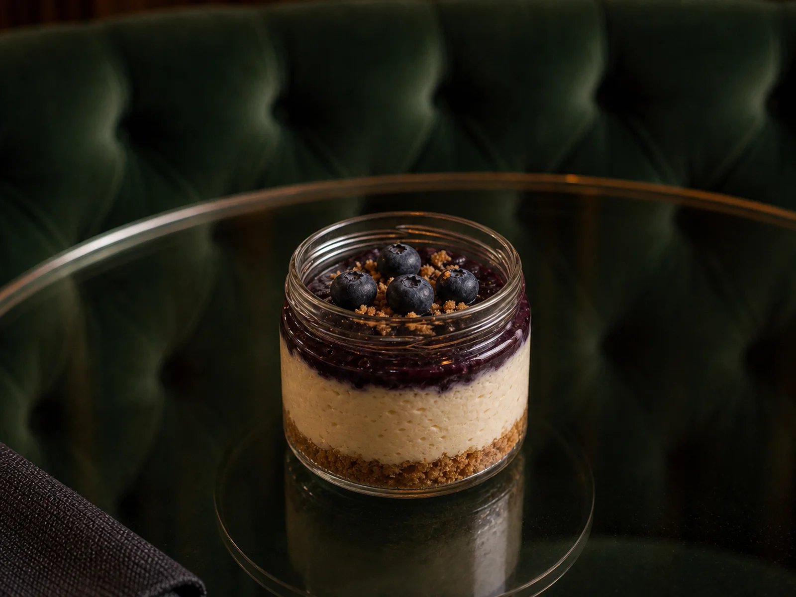 Blueberry Cheesecake Jars