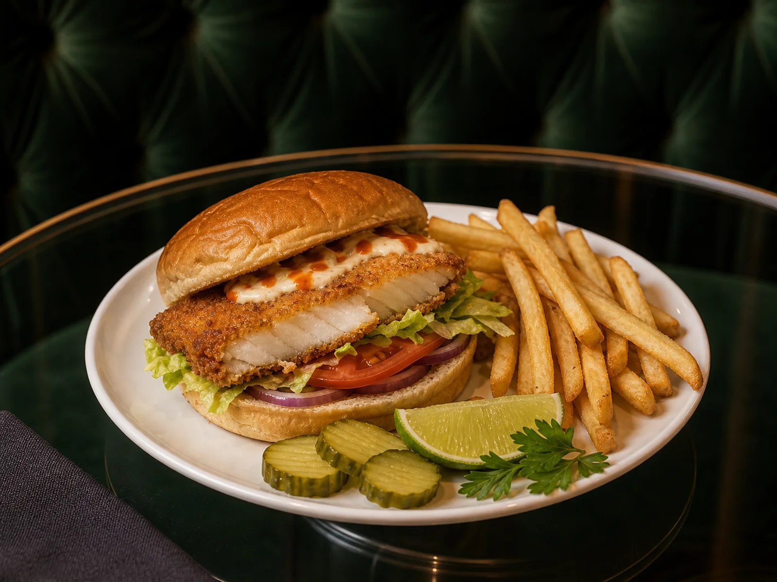 Bermudian Fried Fish Sandwich