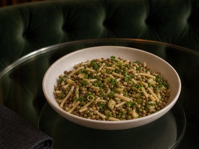 Kayseri Erişteli Yeşil Mercimek Salatası