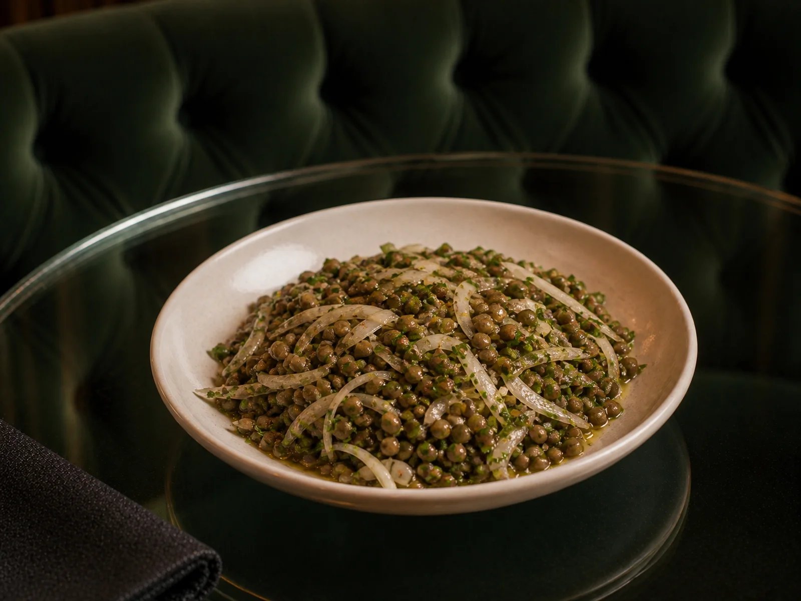 Izmir Lentil Piyaz with Verjuice