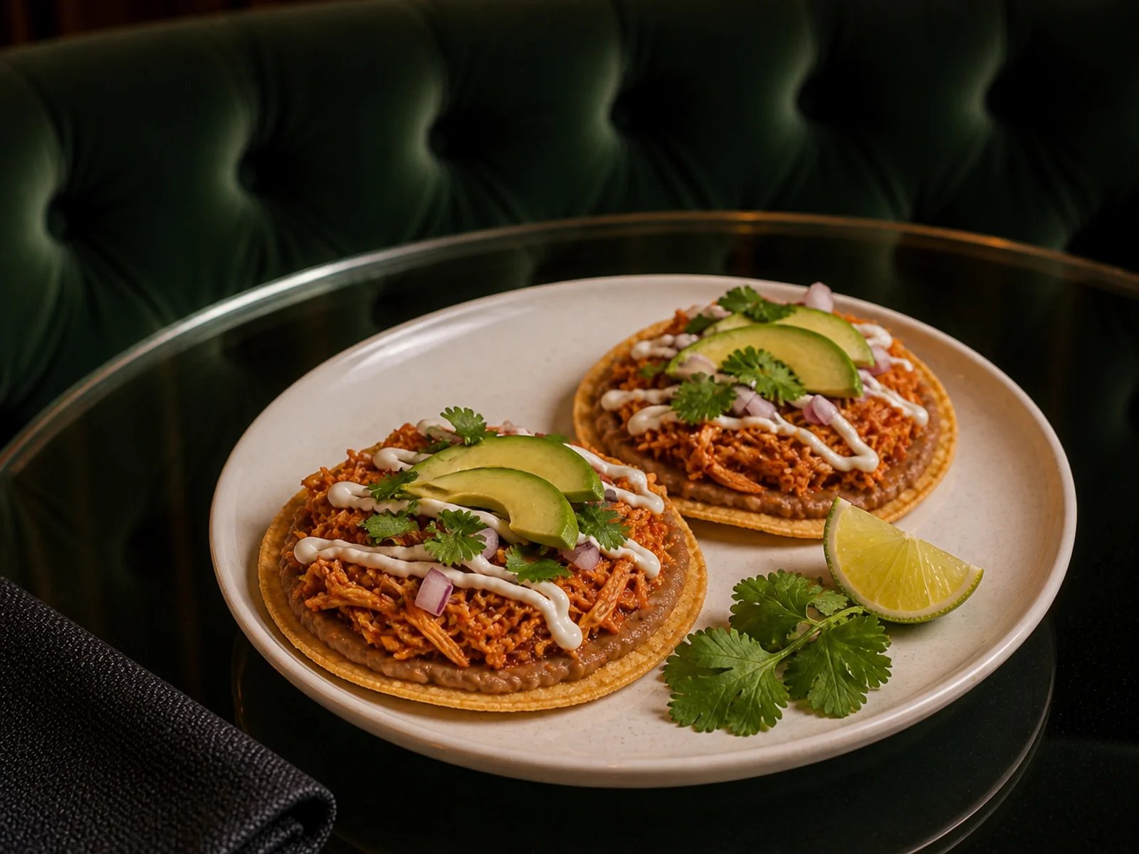 Chicken Tinga Tostadas