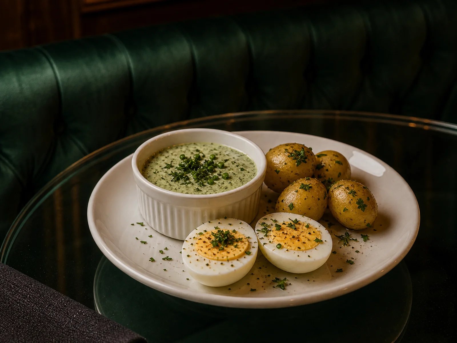 Frankfurt Green Sauce with Eggs