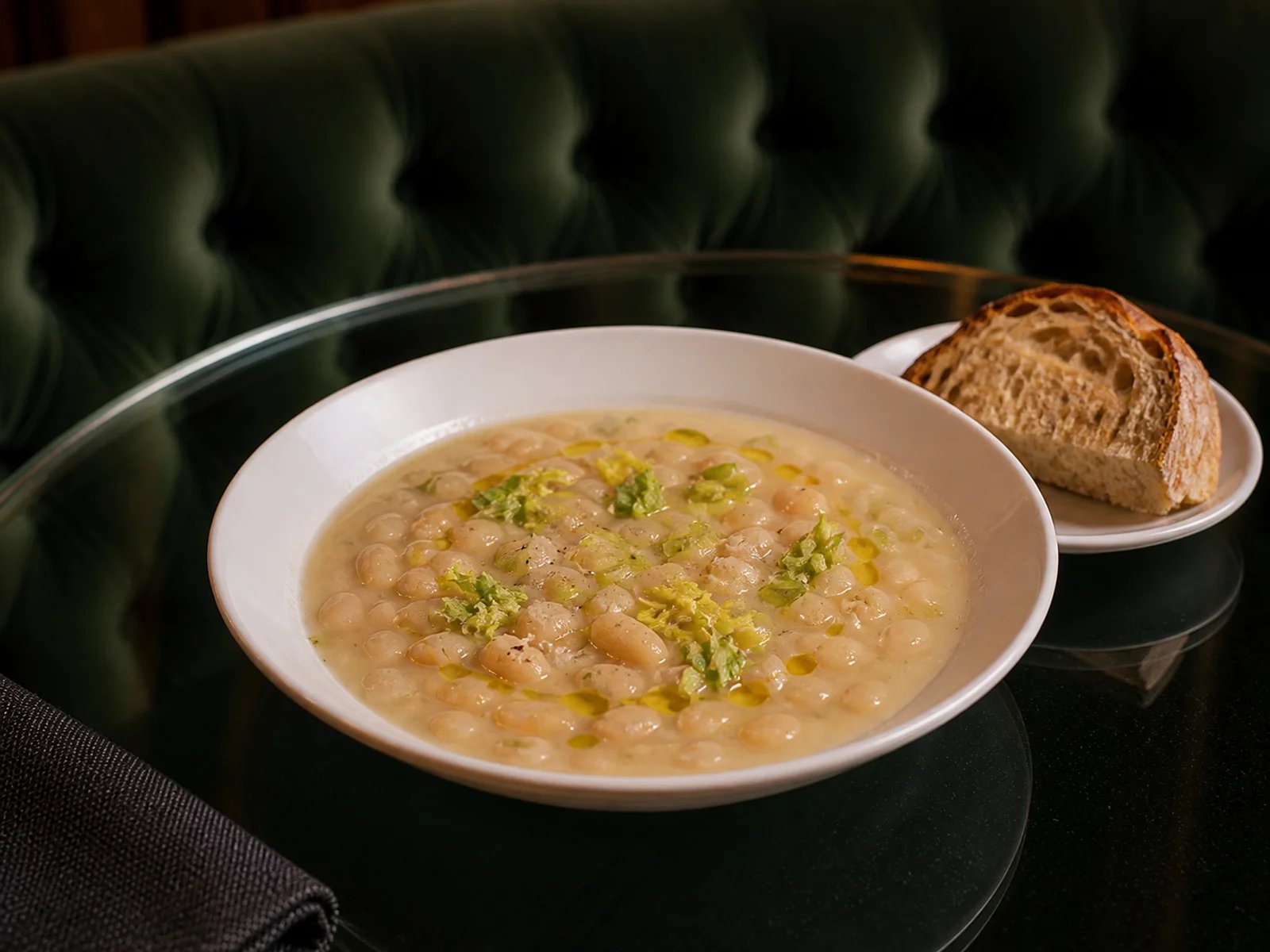 White Bean Soup with Celery