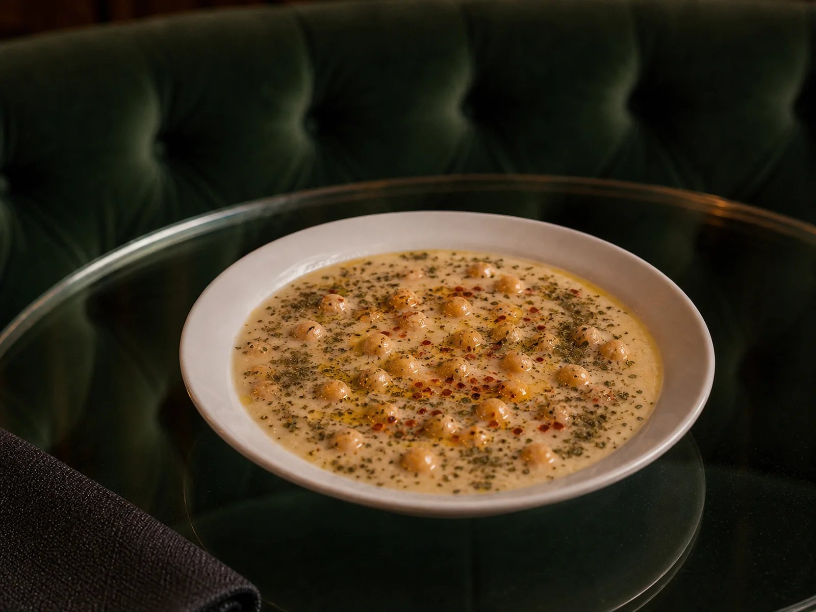 Antalya Chickpea Soup with Lemon Liaison