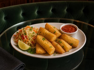 Yuca Frita Curtido
