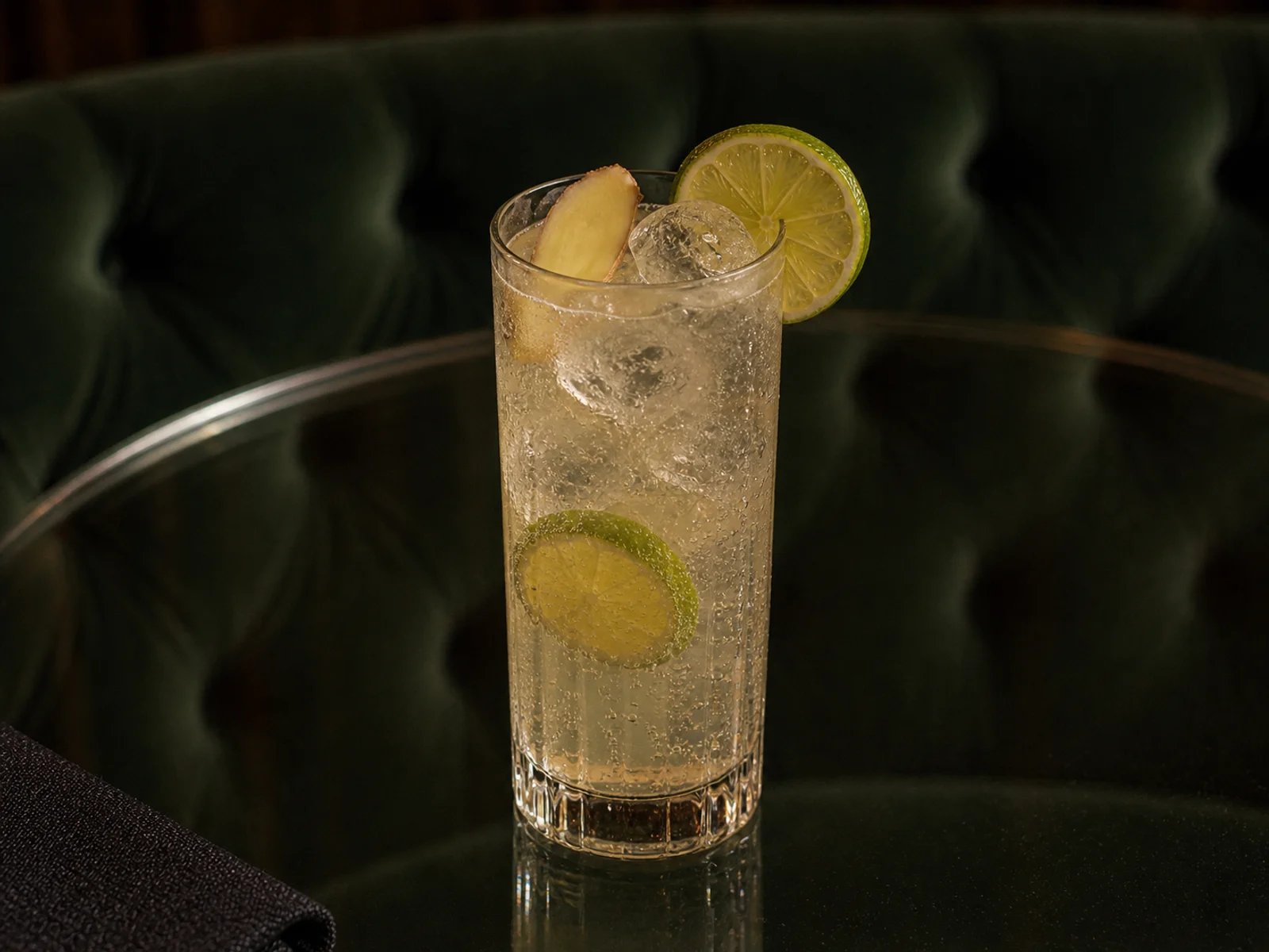 Peruvian Pisco Ginger Fizz