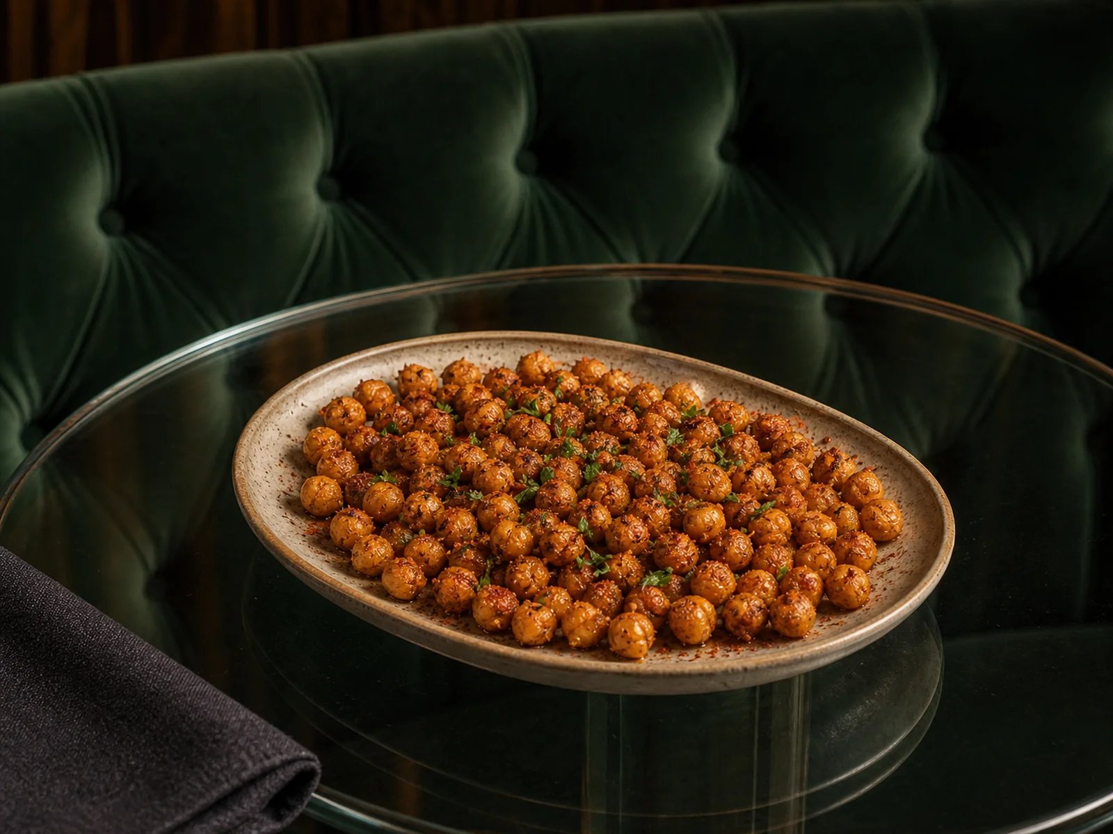 Baked Chickpea Chips