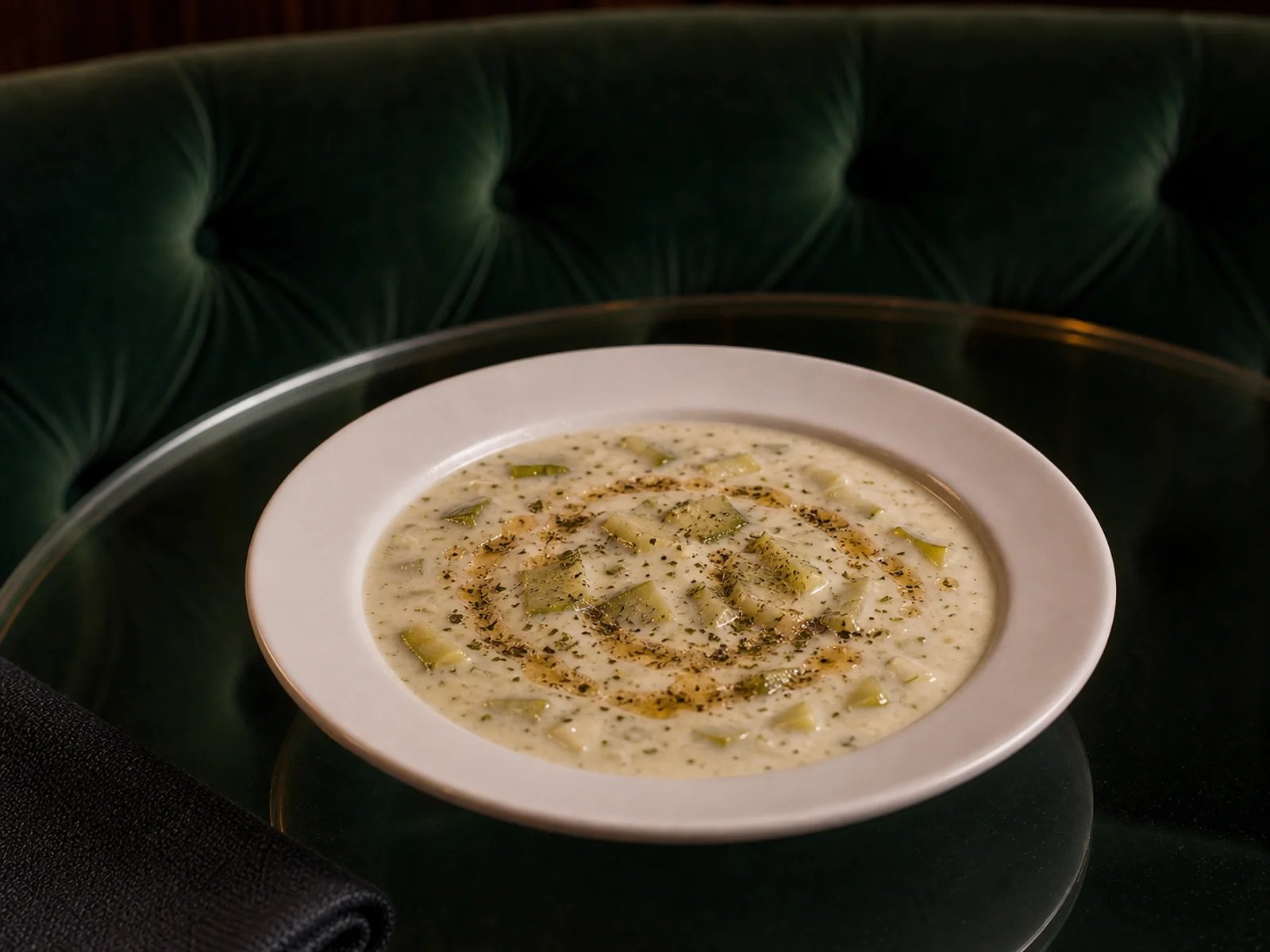 Yogurt Zucchini Soup