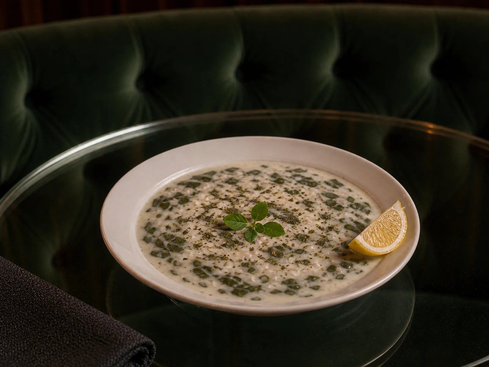Tire Yogurt Purslane Soup