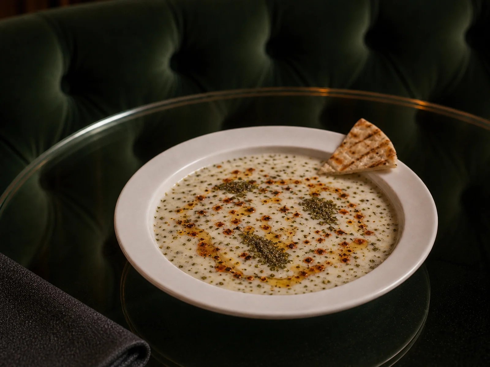 Hatay Yogurt Soup with Zahter