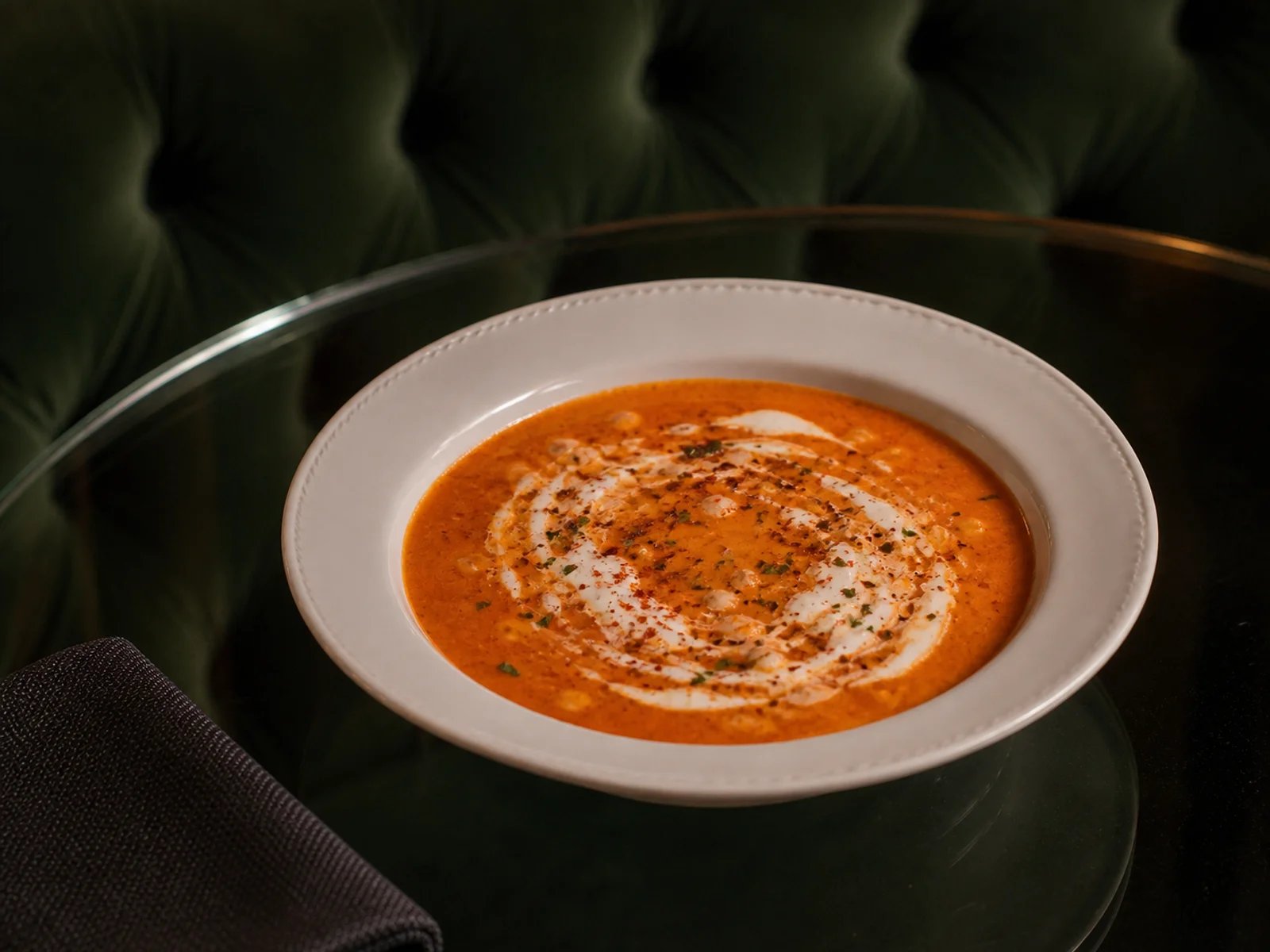 Hungarian Pepper Soup with Sour Cream