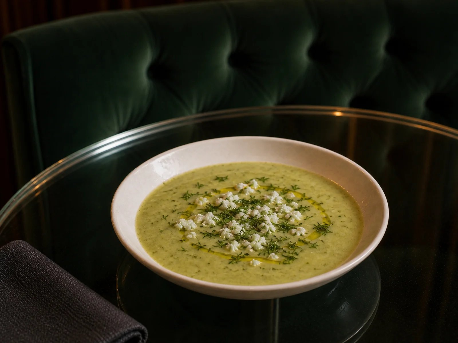 Zucchini Soup with Lor