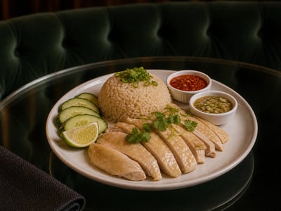 Hainanese Chicken Rice