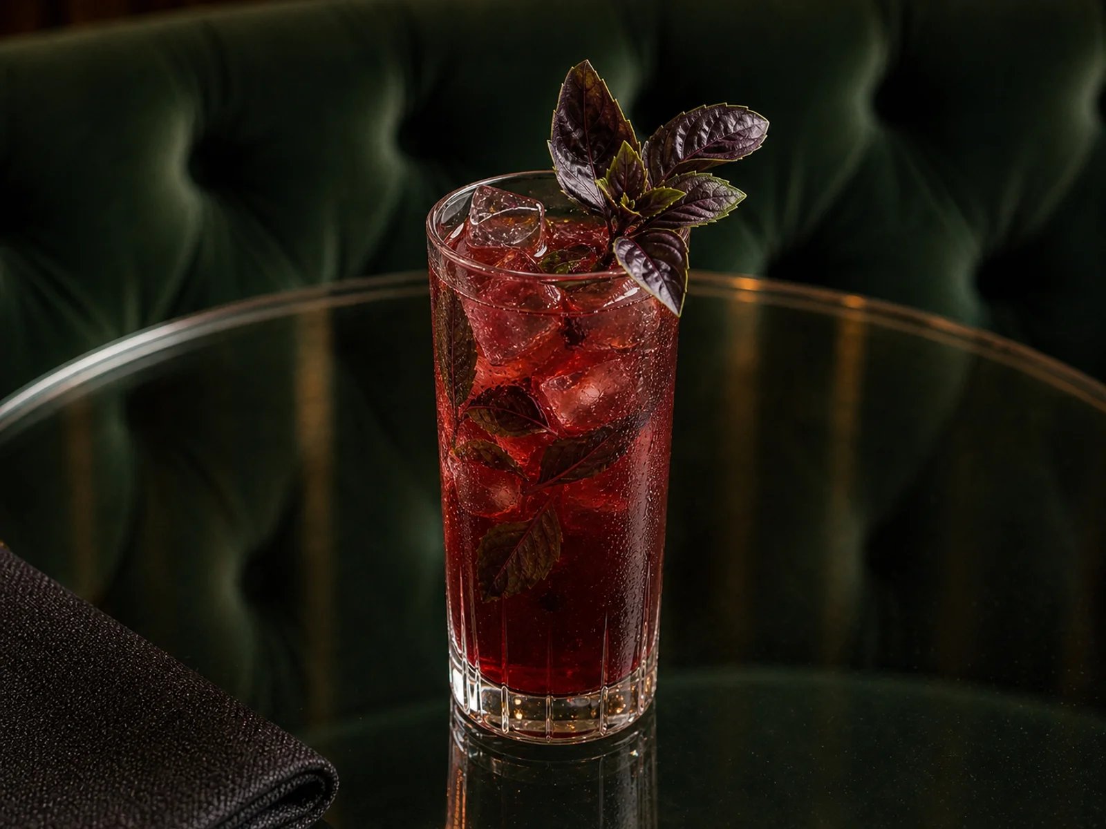 Sumac Sherbet with Basil