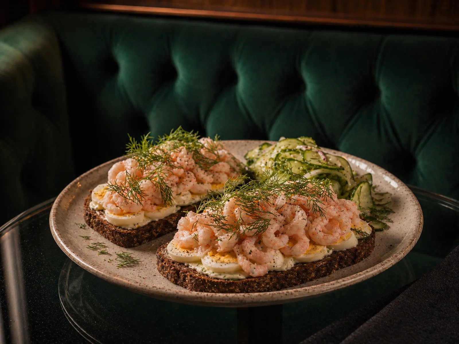 Karidesli Smørrebrød