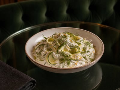 Turunçlu Yoğurtlu Kabak Salatası