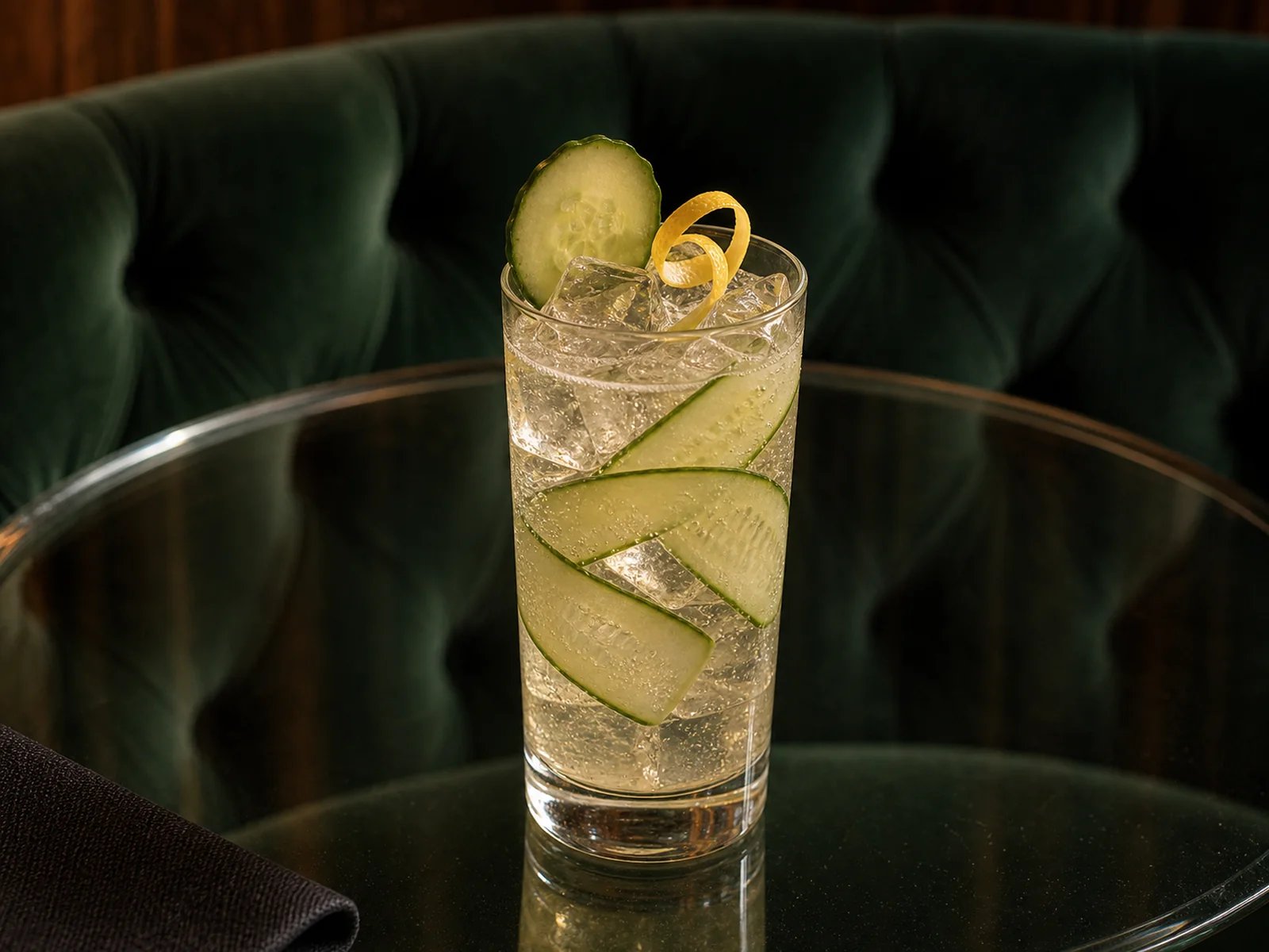 Cucumber Aquavit Fizz