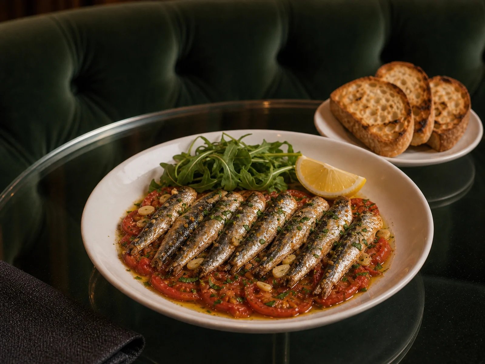 Sardine Tomato Skillet