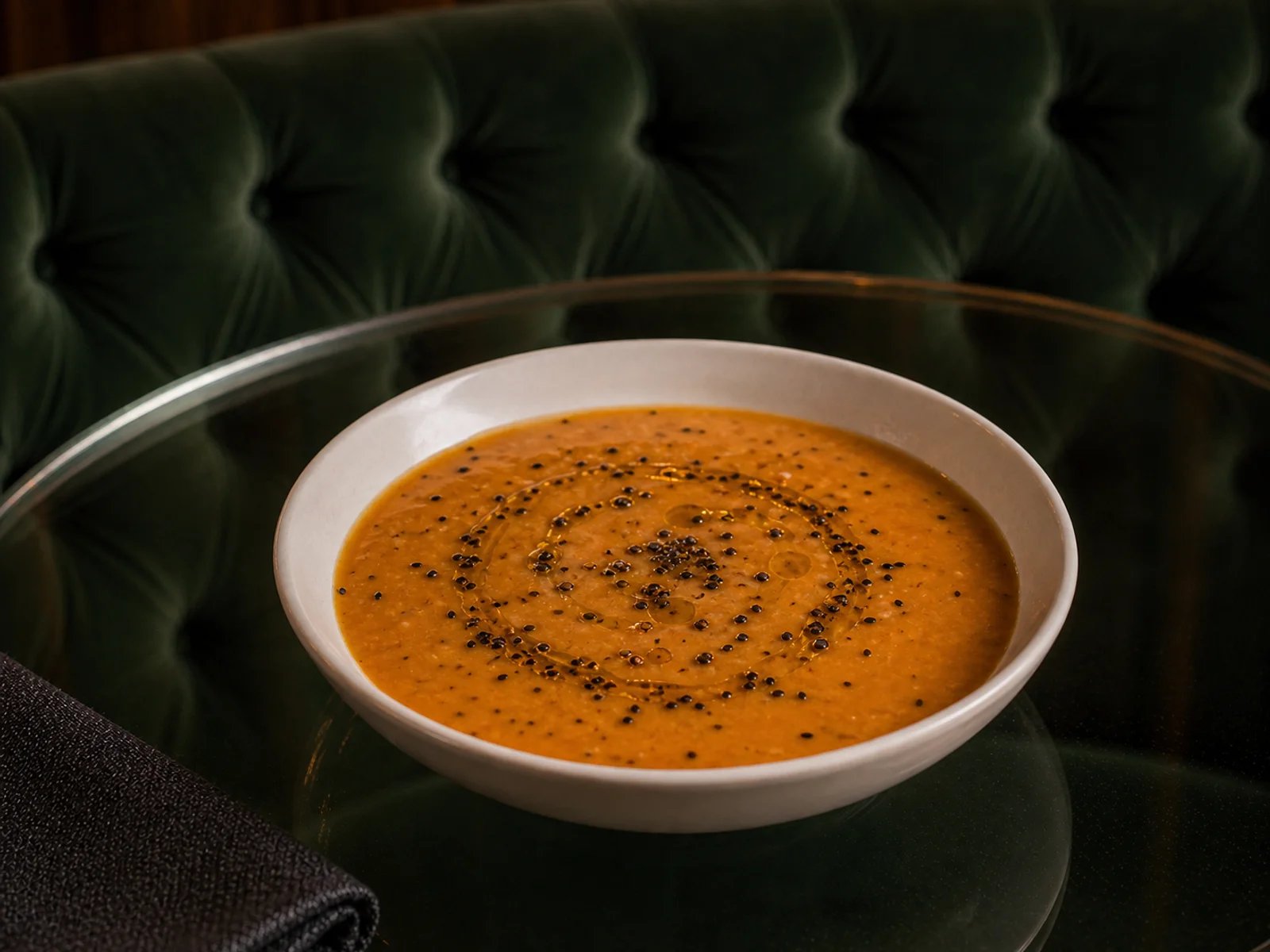Lentil Soup with Nigella Seeds