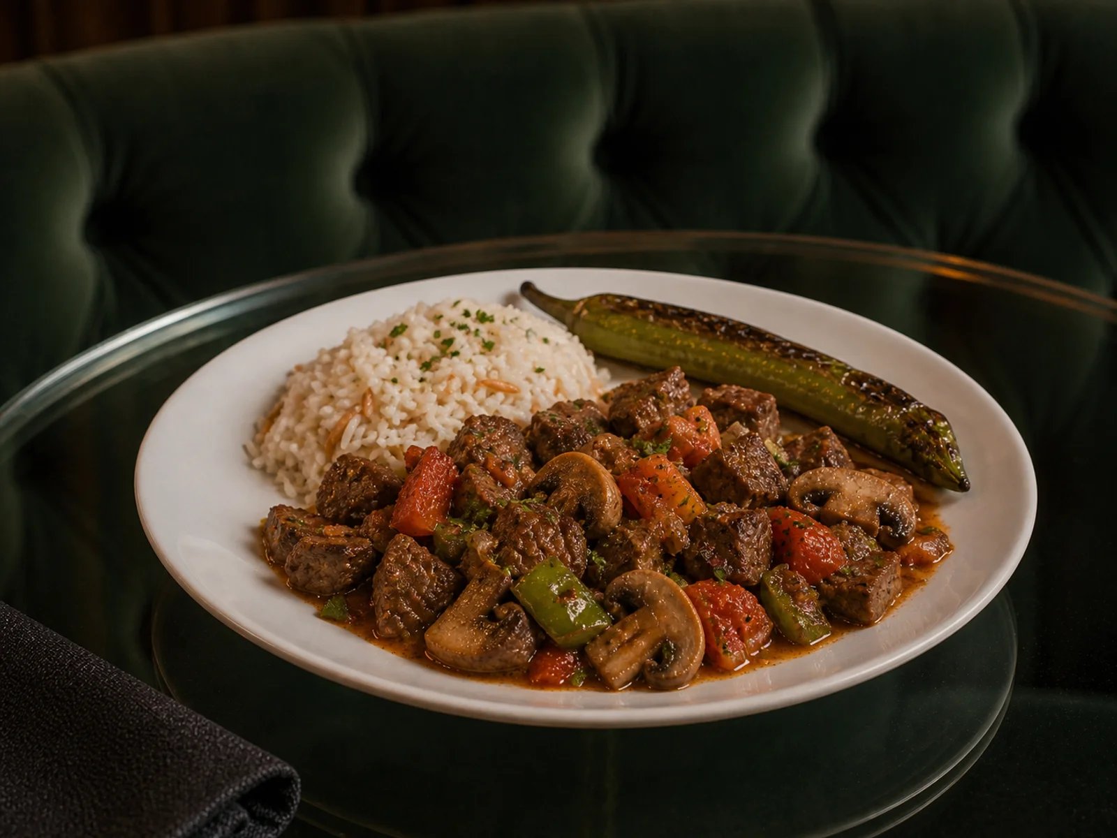 Mengen Beef Mushroom Saute