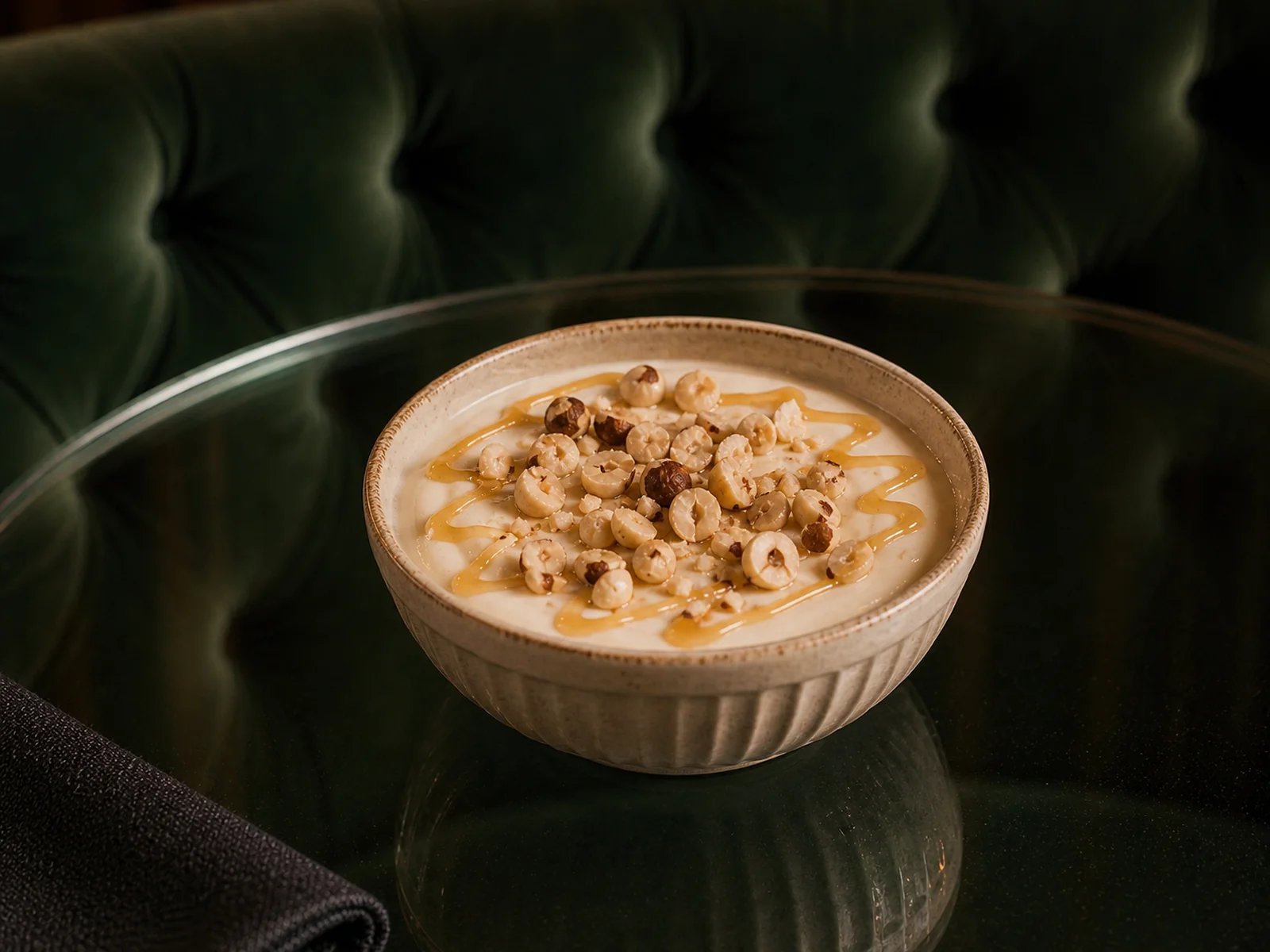 Milky Hazelnut Pudding Bowl