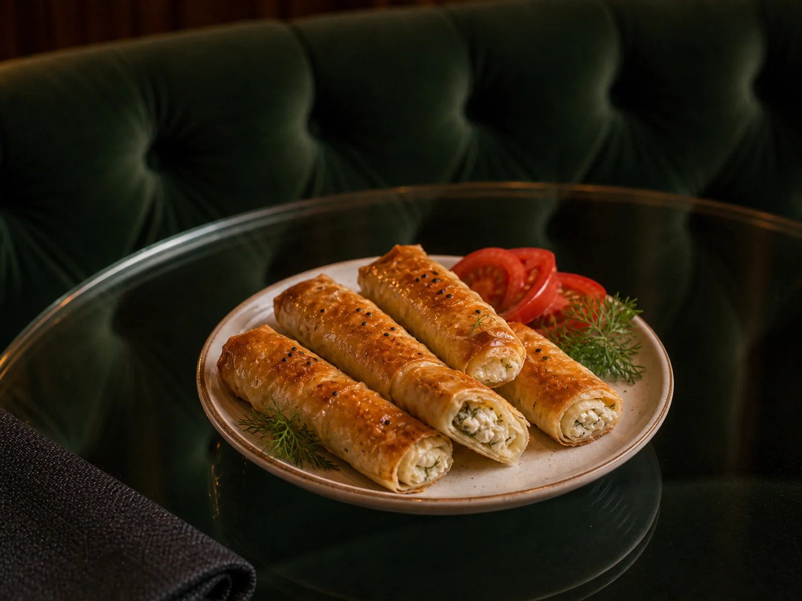 Bilecik Mini Borek with Cheese and Dill