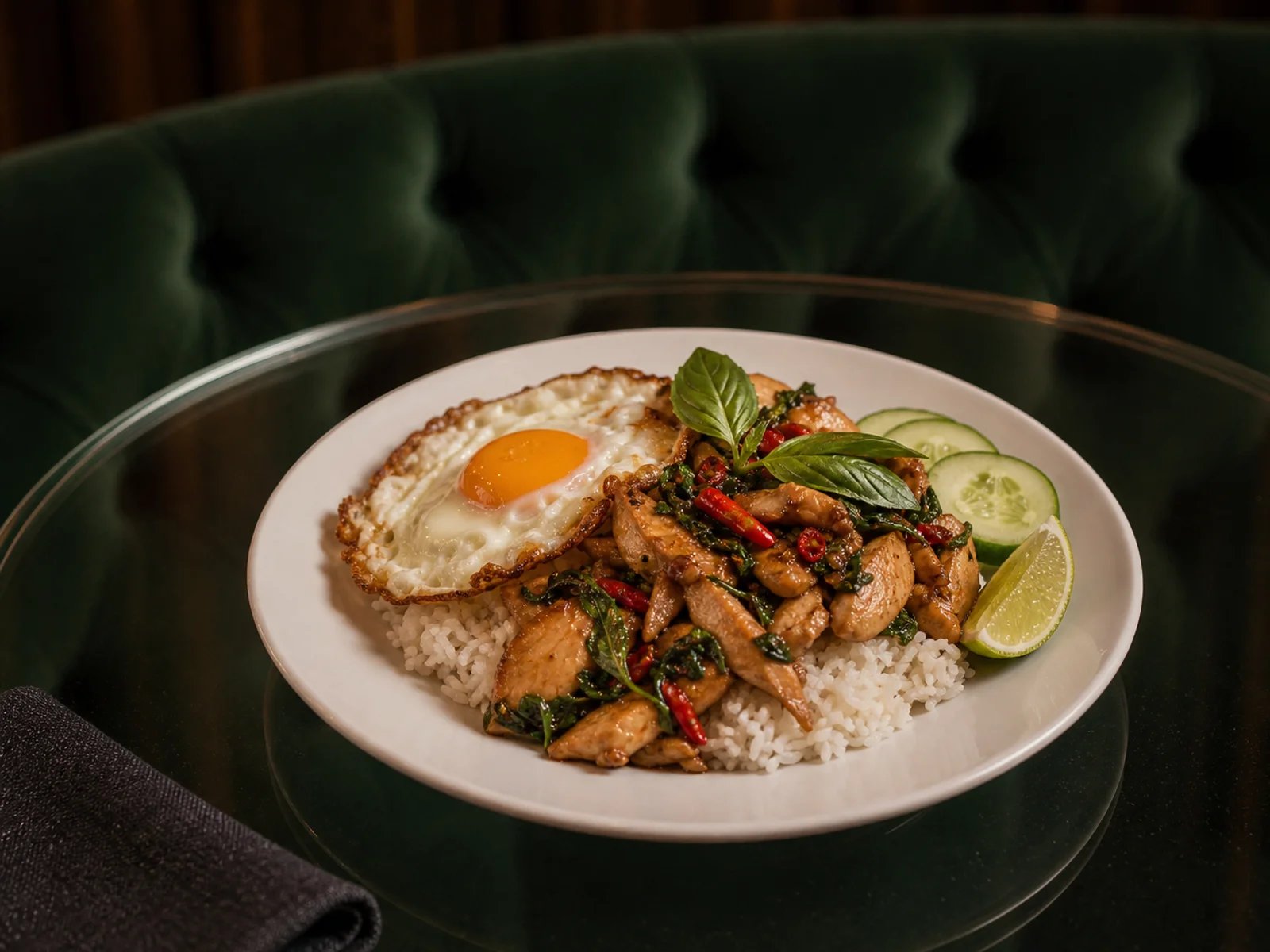 Basil Chicken Rice