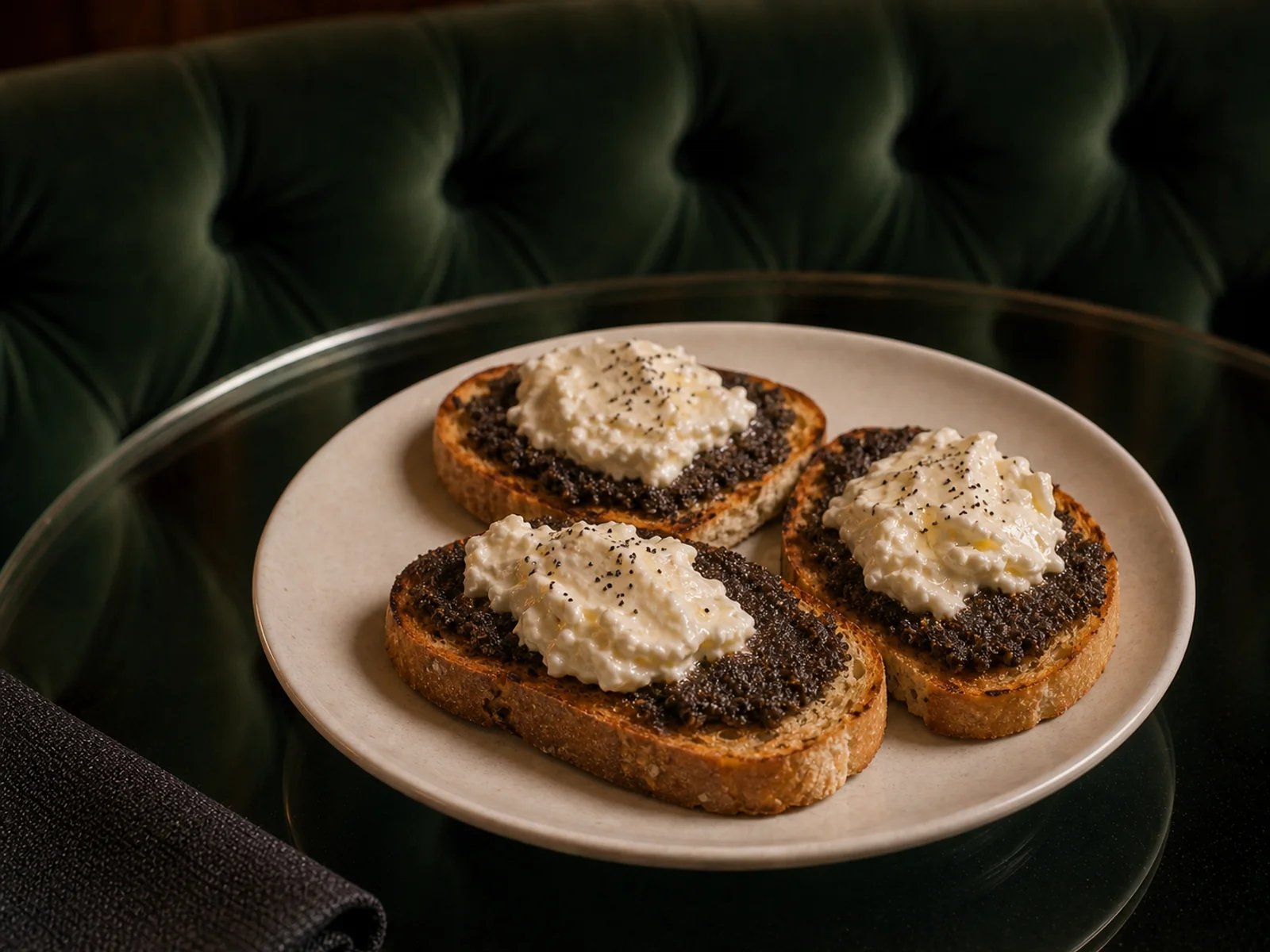 Toast mit Mohn und Kaymak aus Afyon