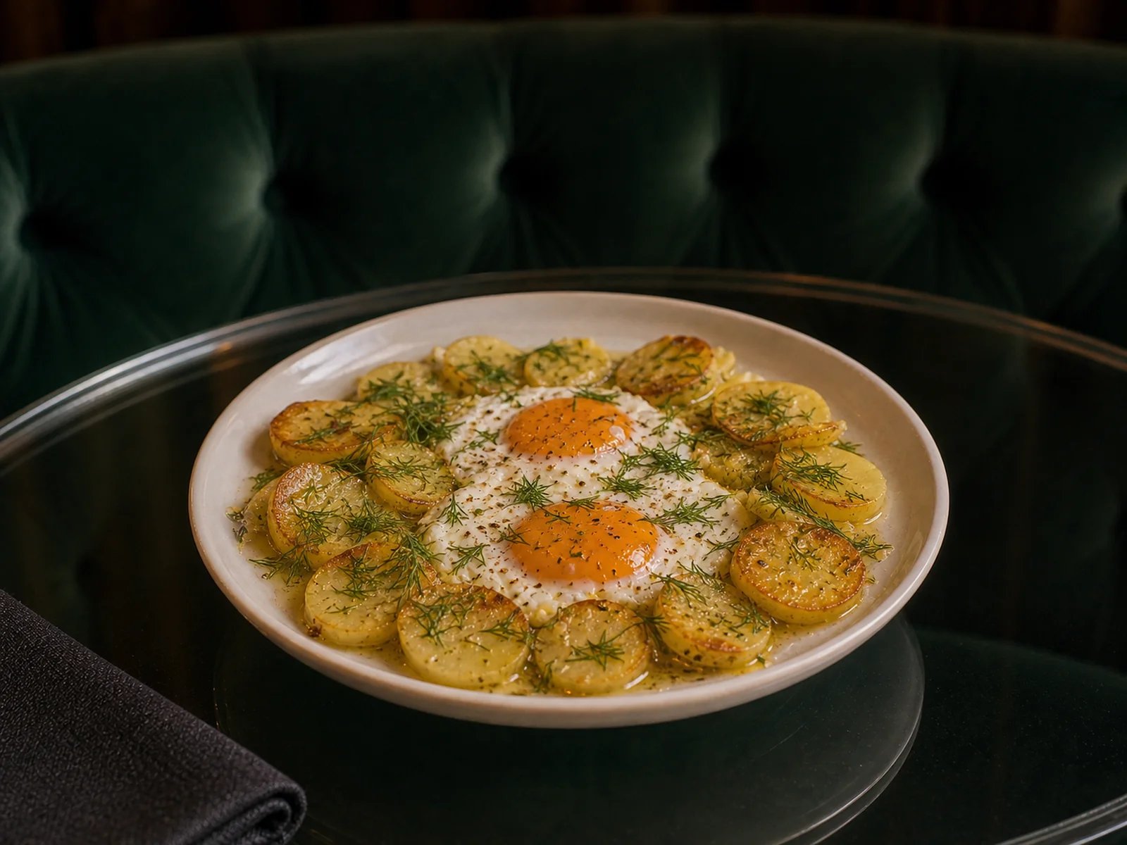 Potato and Egg Skillet with Dill