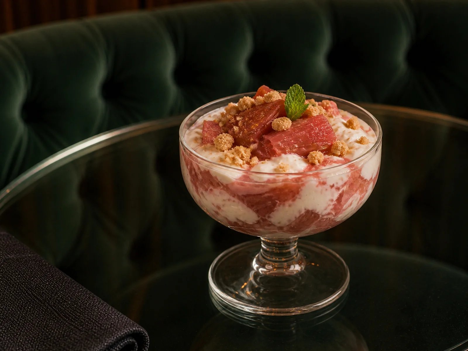 British Rhubarb Yogurt Fool