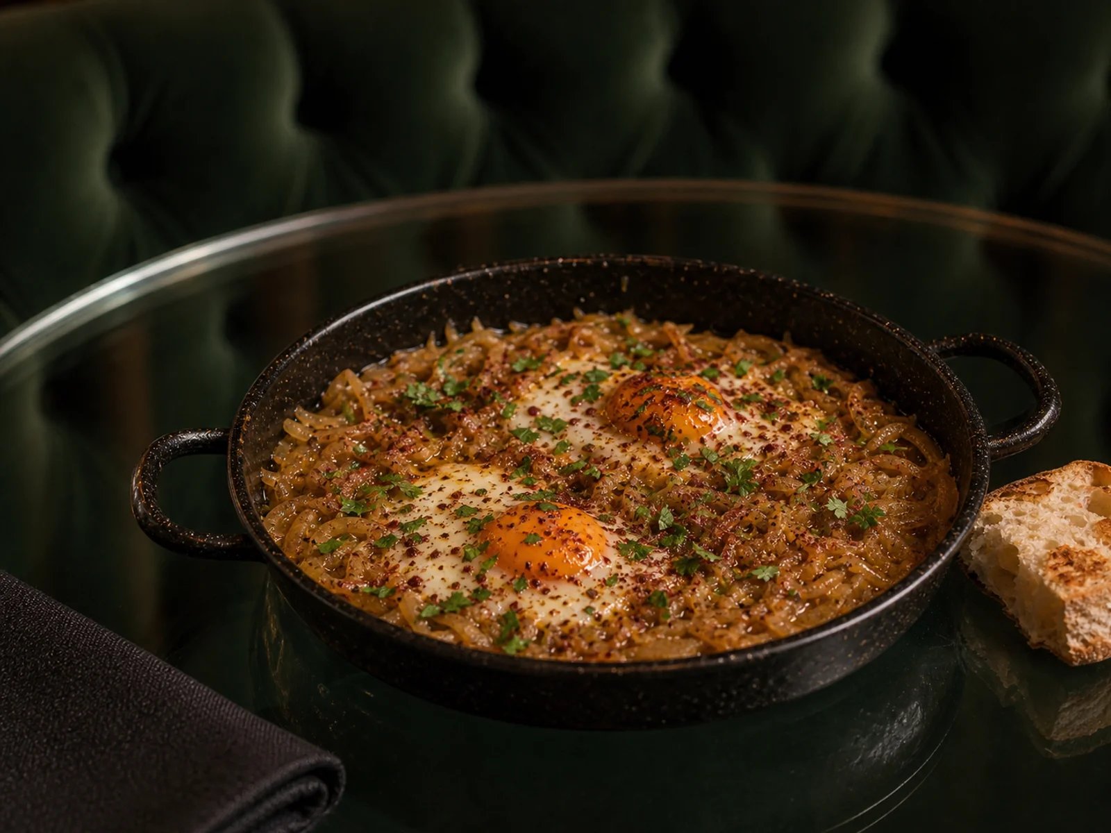 Yozgat Onion and Egg Skillet