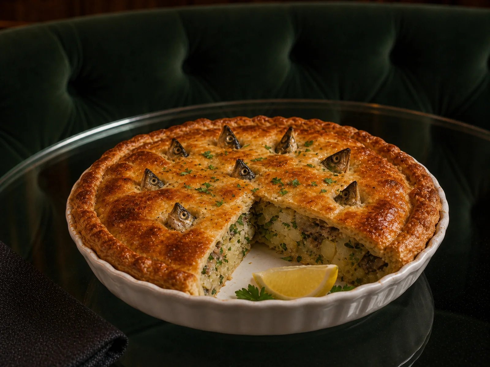 Stargazy Pie aus Cornwall