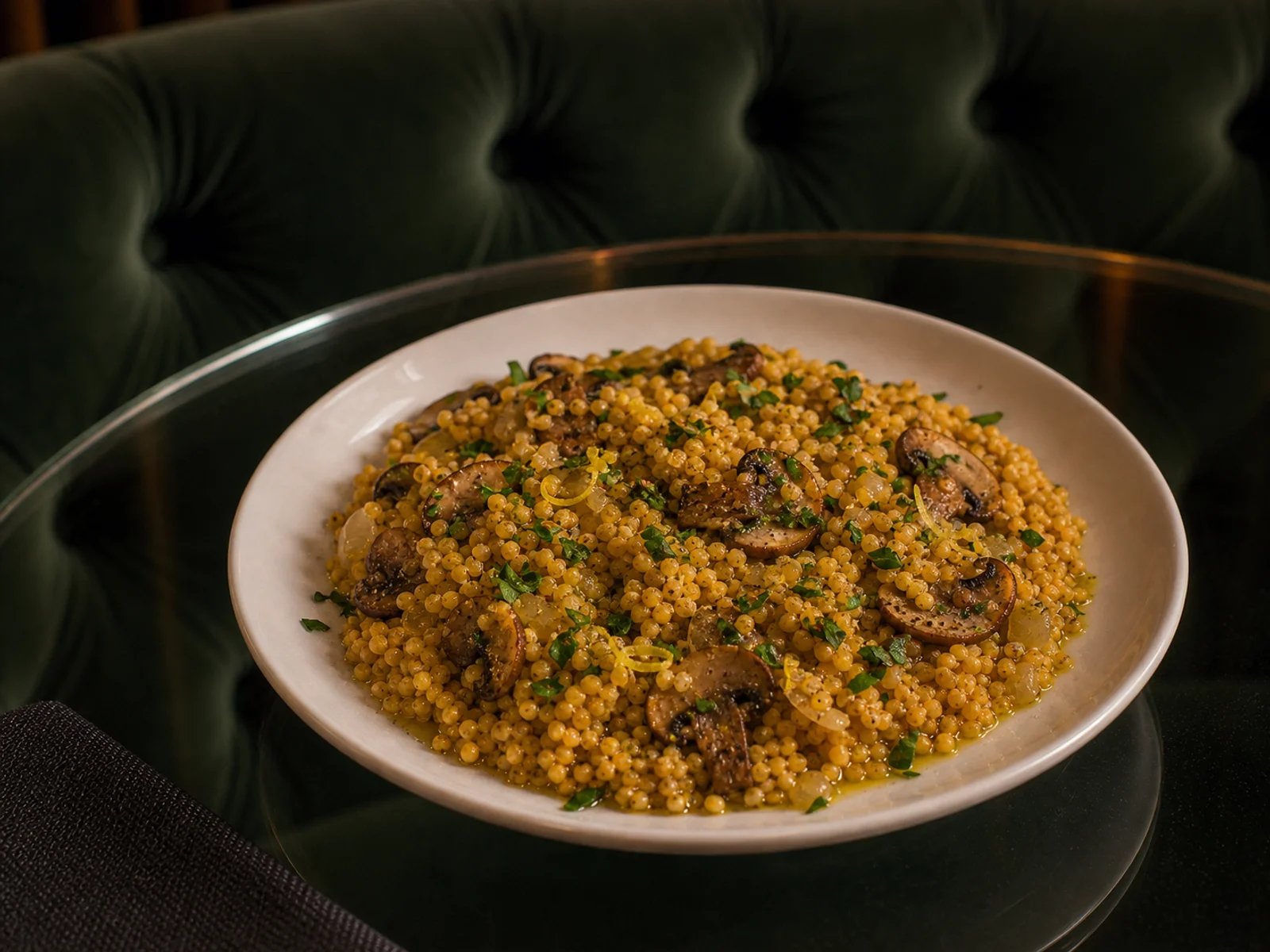 Zonguldak Corn Groats with Mushrooms