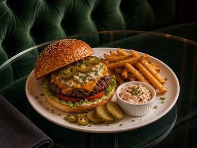 Jalapeno Popper Burger