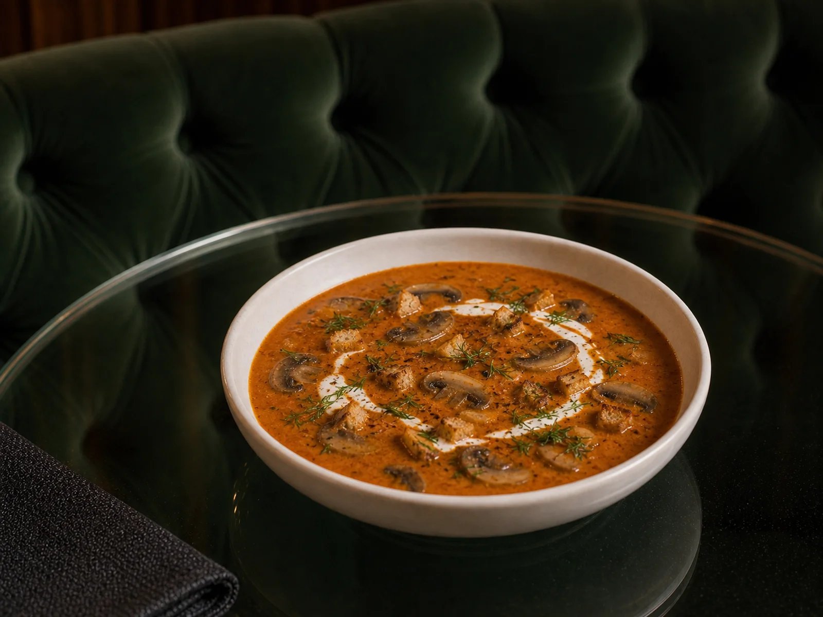 Hungarian Paprika Mushroom Soup