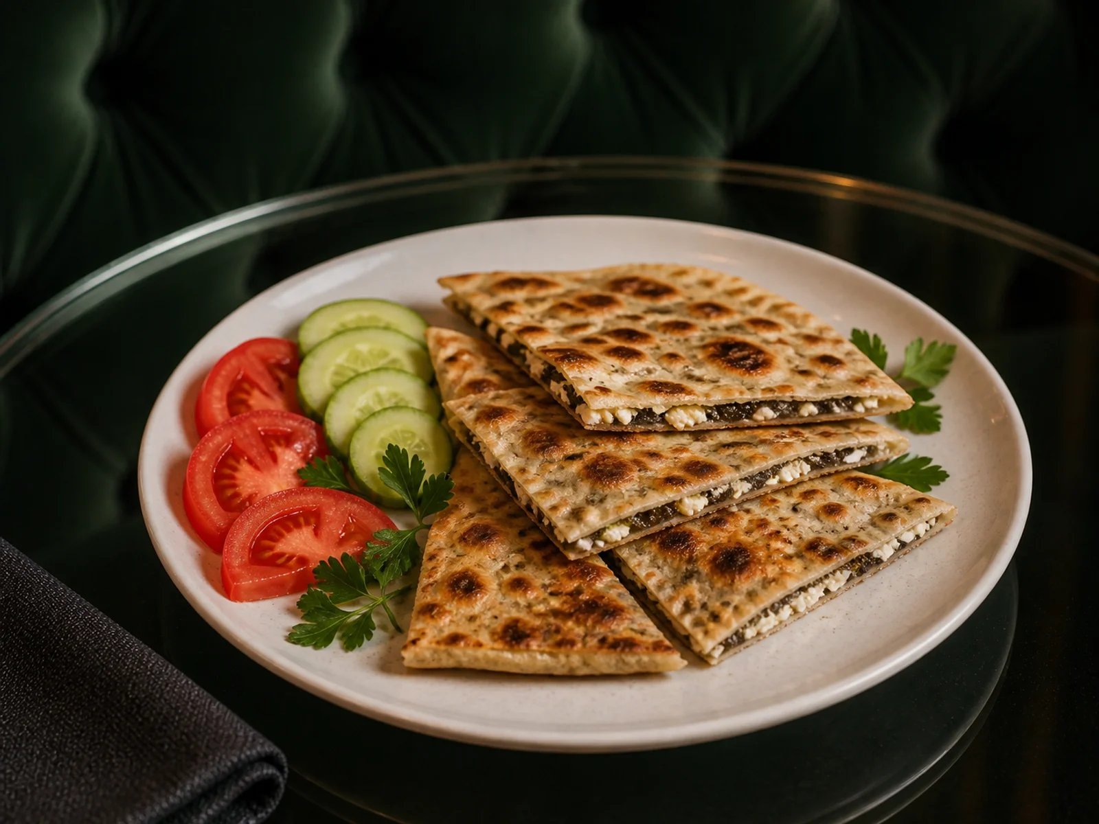 Flatbread with Poppy Paste and Cheese