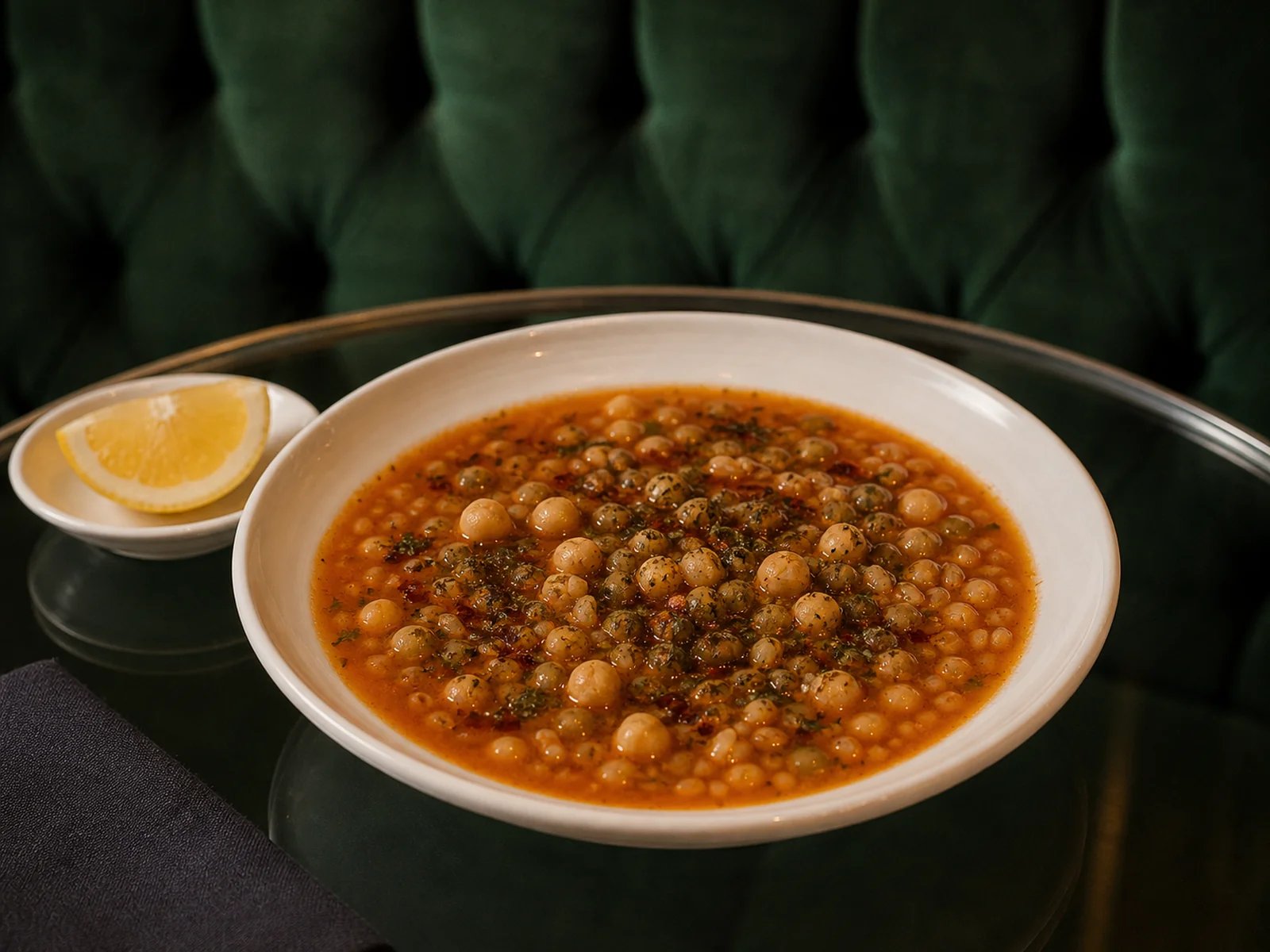 Mixed Grain Soup with Chickpeas